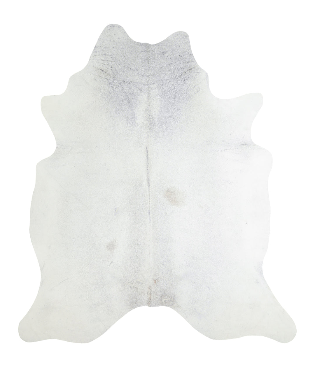 Light Grey X-Large Brazilian Cowhide Rug 7'2"H x 6'2"W #A16260R by Hud