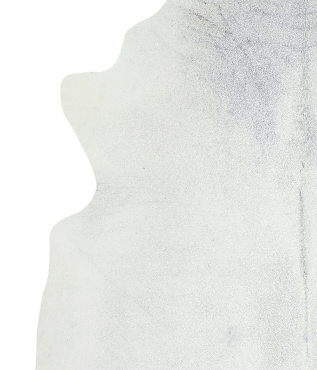 Light Grey X-Large Brazilian Cowhide Rug 7'2"H x 6'2"W #A16260R by Hud