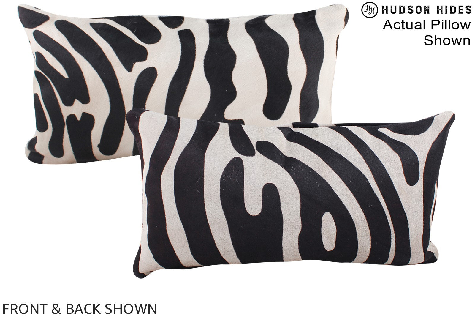 Zebra Cowhide Pillow #A16261