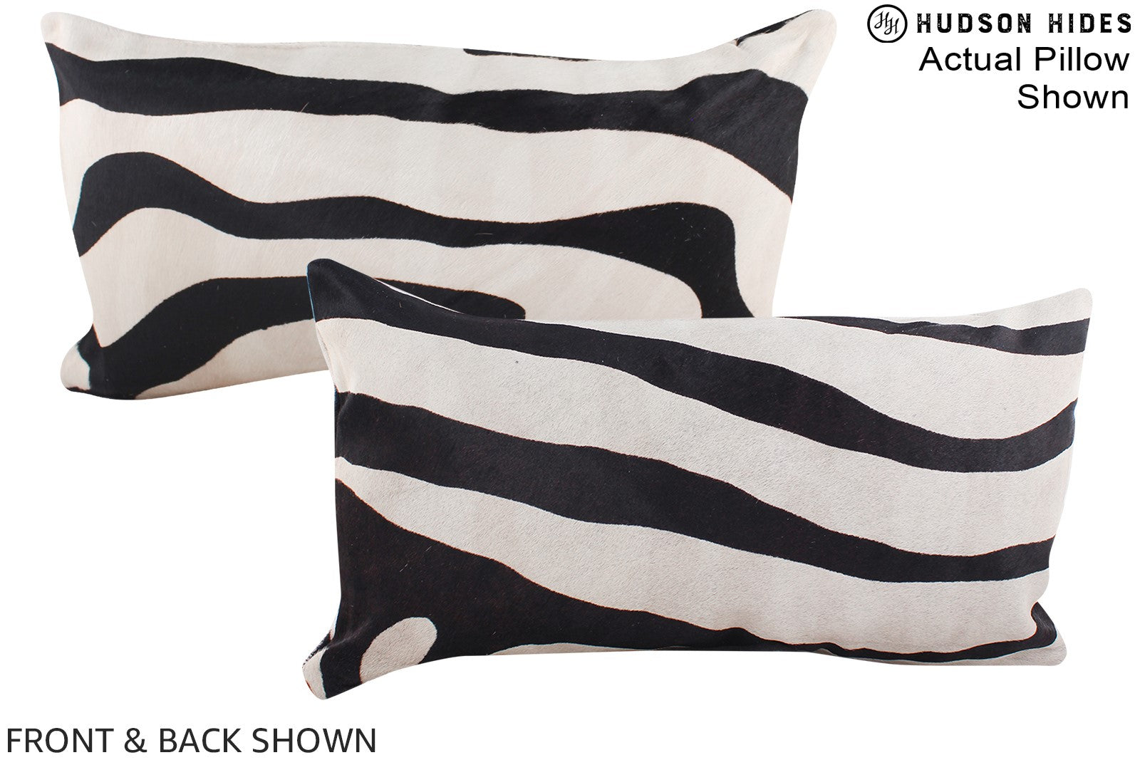 Zebra Cowhide Pillow #A16262