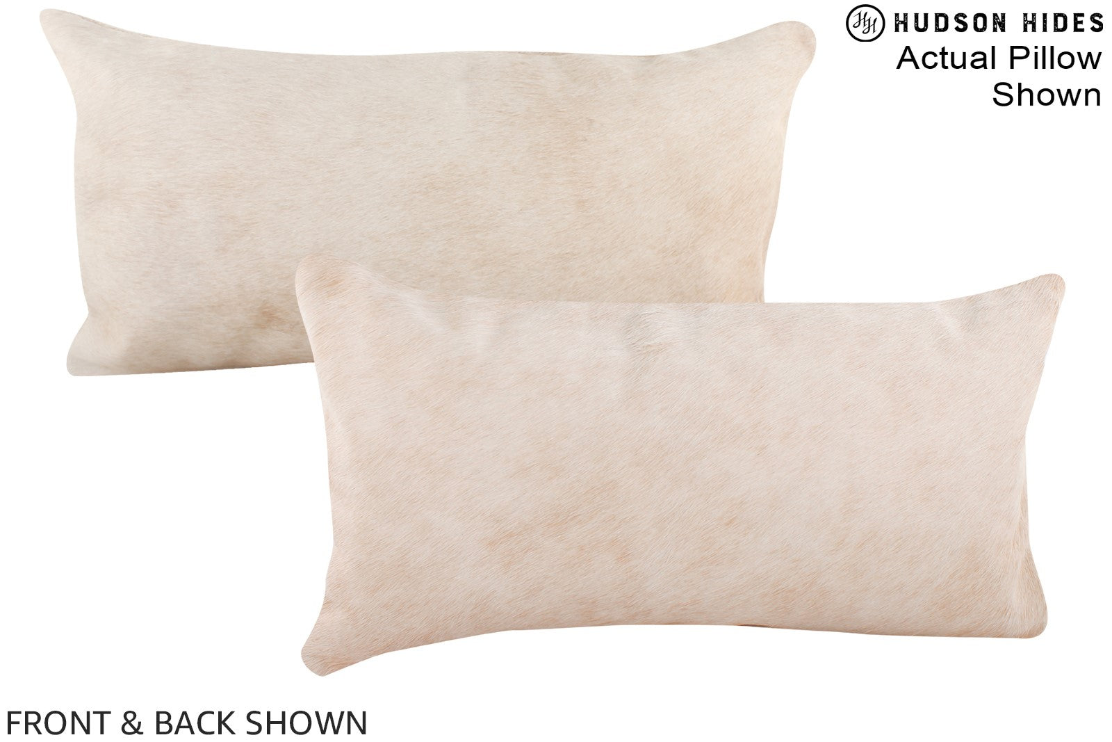 Beige Cowhide Pillow #A16263