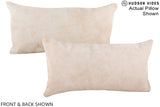 Beige 12"x22" Brazilian Cowhide Pillow #A16263 by Hudson Hides