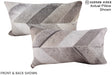 Patchwork 12"x22" Brazilian Cowhide Pillow #A16265 by Hudson Hides