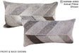 Patchwork 12"x22" Brazilian Cowhide Pillow #A16267 by Hudson Hides