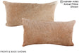 Chocolate 12"x22" Brazilian Cowhide Pillow #A16275 by Hudson Hides