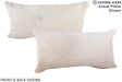 Grey 12"x22" Brazilian Cowhide Pillow #A16285 by Hudson Hides