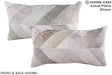 Patchwork 12"x22" Brazilian Cowhide Pillow #A16297 by Hudson Hides