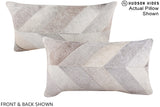 Patchwork 12"x22" Brazilian Cowhide Pillow #A16305 by Hudson Hides