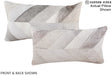 Patchwork 12"x22" Brazilian Cowhide Pillow #A16307 by Hudson Hides