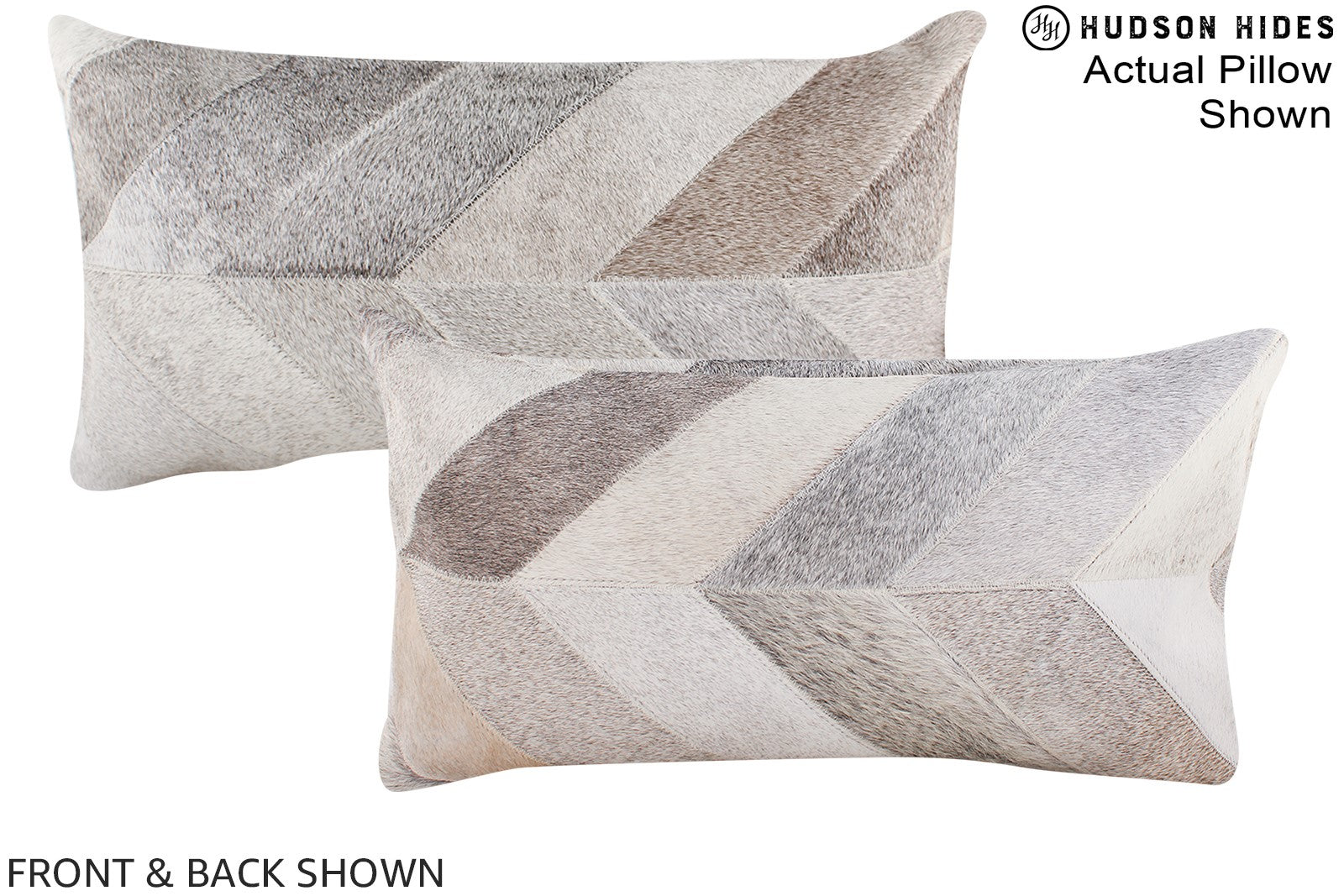 Patchwork Cowhide Pillow #A16313