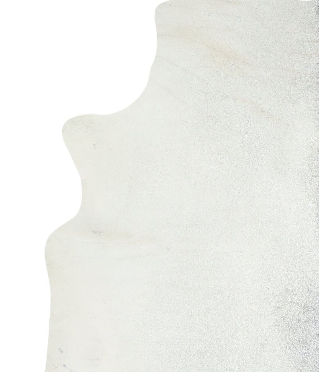 Light Grey X-Large Brazilian Cowhide Rug 7'3"H x 6'8"W #A16318R by Hud