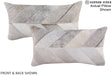 Patchwork 12"x22" Brazilian Cowhide Pillow #A16334 by Hudson Hides