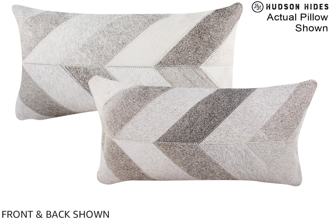 Patchwork 12"x22" Brazilian Cowhide Pillow #A16342 by Hudson Hides