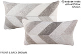 Patchwork 12"x22" Brazilian Cowhide Pillow #A16342 by Hudson Hides