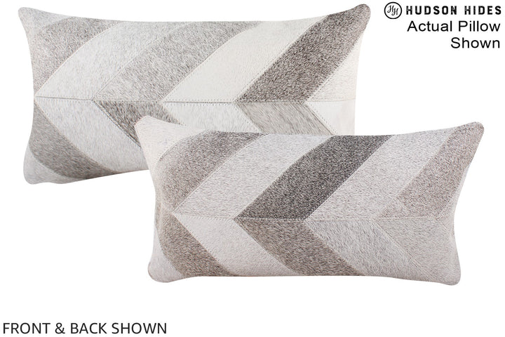 Patchwork 12"x22" Brazilian Cowhide Pillow #A16342 by Hudson Hides