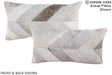 Patchwork 12"x22" Brazilian Cowhide Pillow #A16345 by Hudson Hides