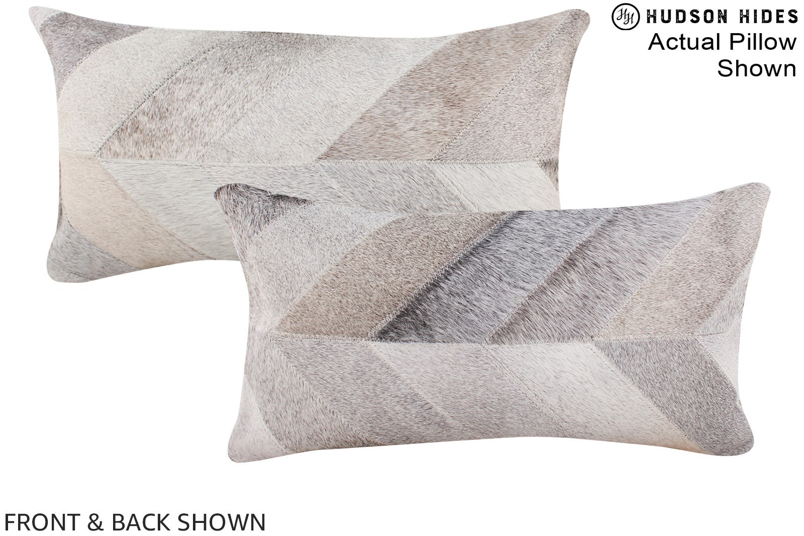 Patchwork Cowhide Pillow #A16348