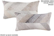 Patchwork 12"x22" Brazilian Cowhide Pillow #A16348 by Hudson Hides