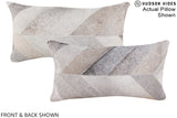 Patchwork 12"x22" Brazilian Cowhide Pillow #A16348 by Hudson Hides