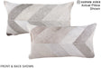 Patchwork 12"x22" Brazilian Cowhide Pillow #A16351 by Hudson Hides
