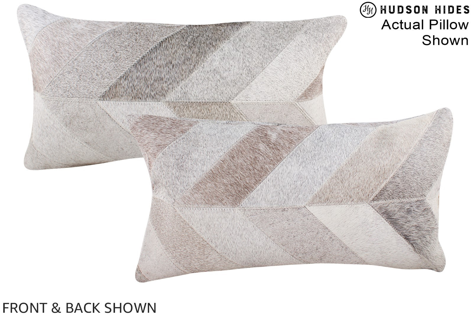 Patchwork Cowhide Pillow #A16360