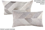 Patchwork 12"x22" Brazilian Cowhide Pillow #A16362 by Hudson Hides