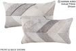 Patchwork 12"x22" Brazilian Cowhide Pillow #A16368 by Hudson Hides