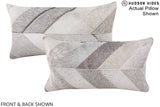 Patchwork 12"x22" Brazilian Cowhide Pillow #A16368 by Hudson Hides