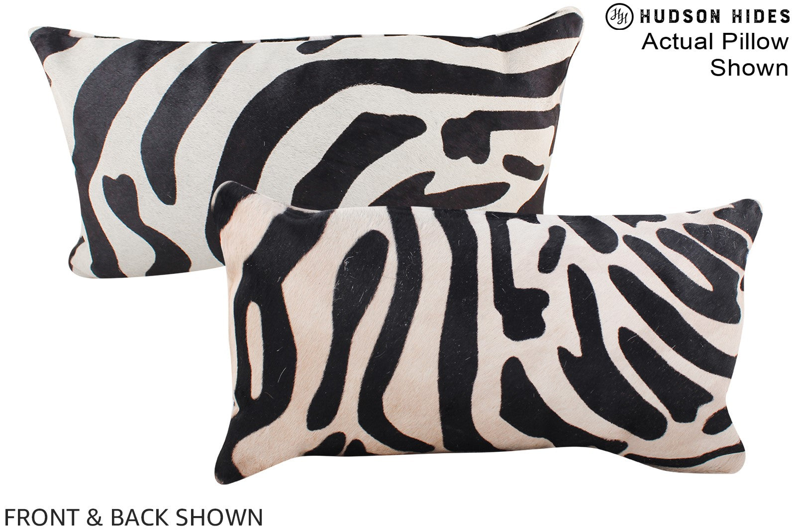 Zebra Cowhide Pillow #A16379