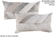 Patchwork 12"x22" Brazilian Cowhide Pillow #A16383 by Hudson Hides