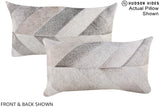 Patchwork 12"x22" Brazilian Cowhide Pillow #A16383 by Hudson Hides