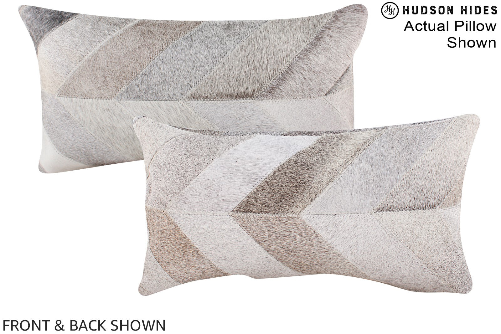 Patchwork Cowhide Pillow #A16384