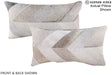 Patchwork 12"x22" Brazilian Cowhide Pillow #A16384 by Hudson Hides