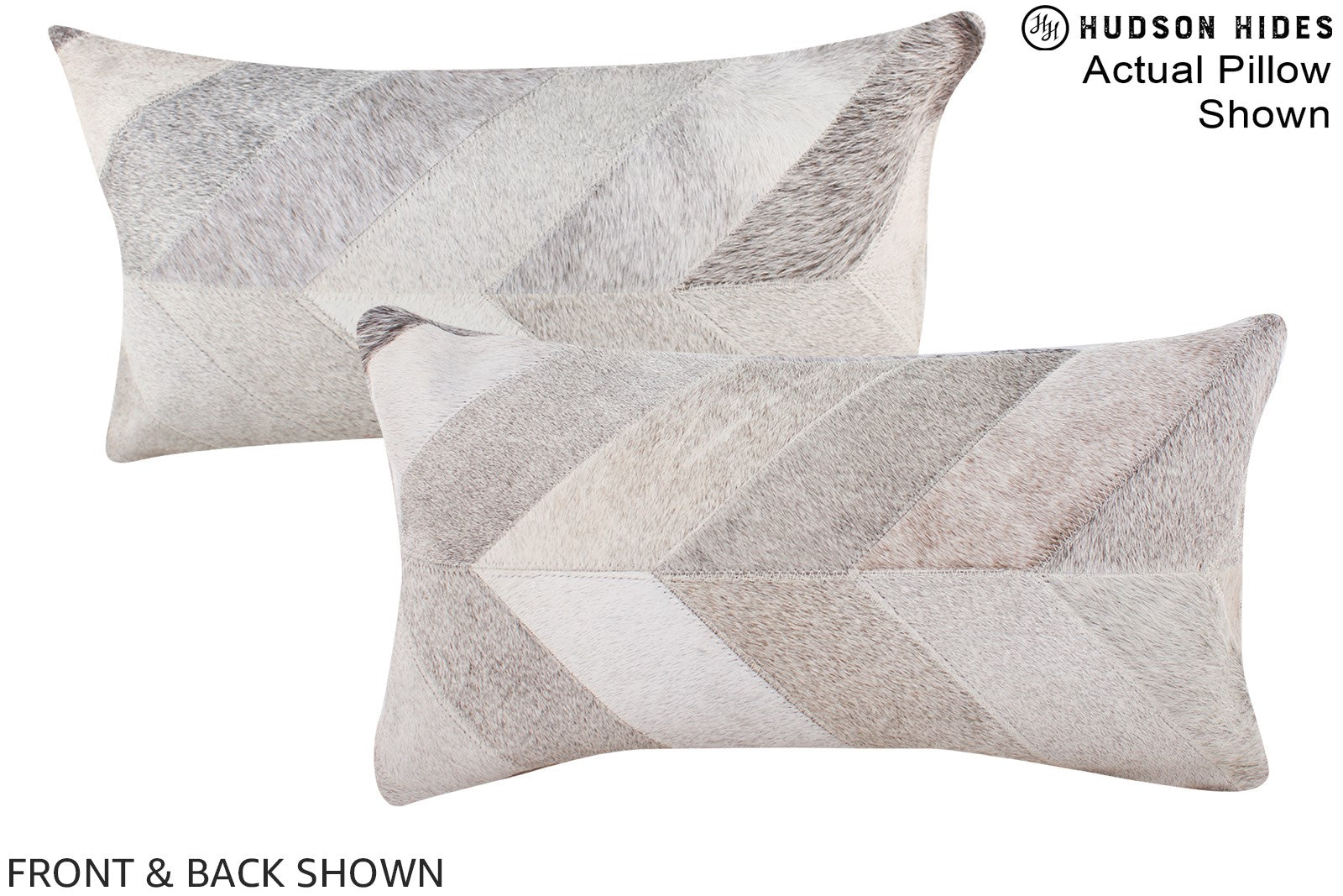 Patchwork Cowhide Pillow #A16385