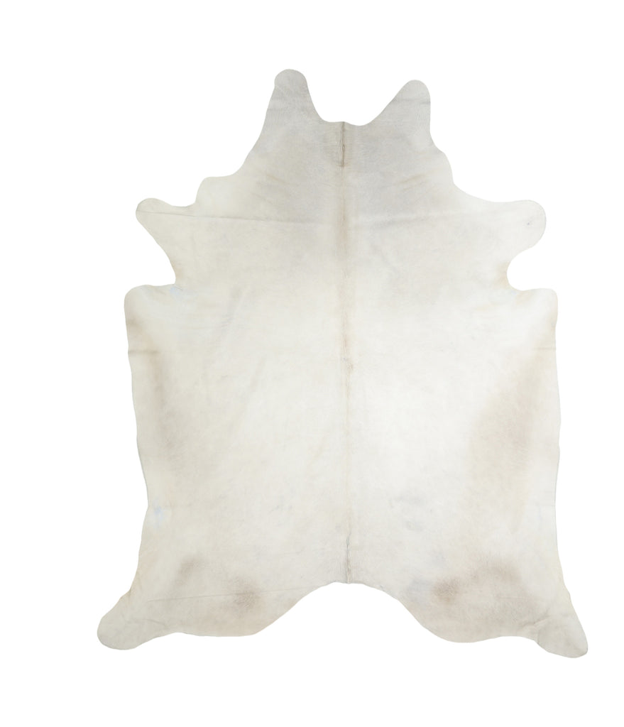 Ivory with Beige XX-Large Brazilian Cowhide Rug 8'2"H x 6'9"W #A16385R by Hudson Hides