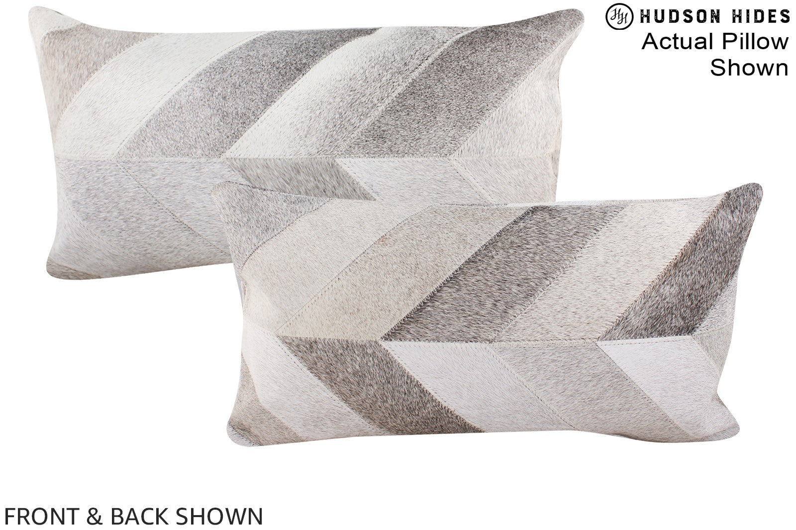 Patchwork Cowhide Pillow #A16387