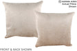 Champagne 16"x16" Brazilian Cowhide Pillow #A16405 by Hudson Hides