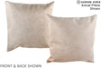 Champagne 16"x16" Brazilian Cowhide Pillow #A16409 by Hudson Hides