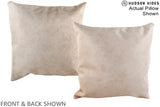Champagne 16"x16" Brazilian Cowhide Pillow #A16409 by Hudson Hides