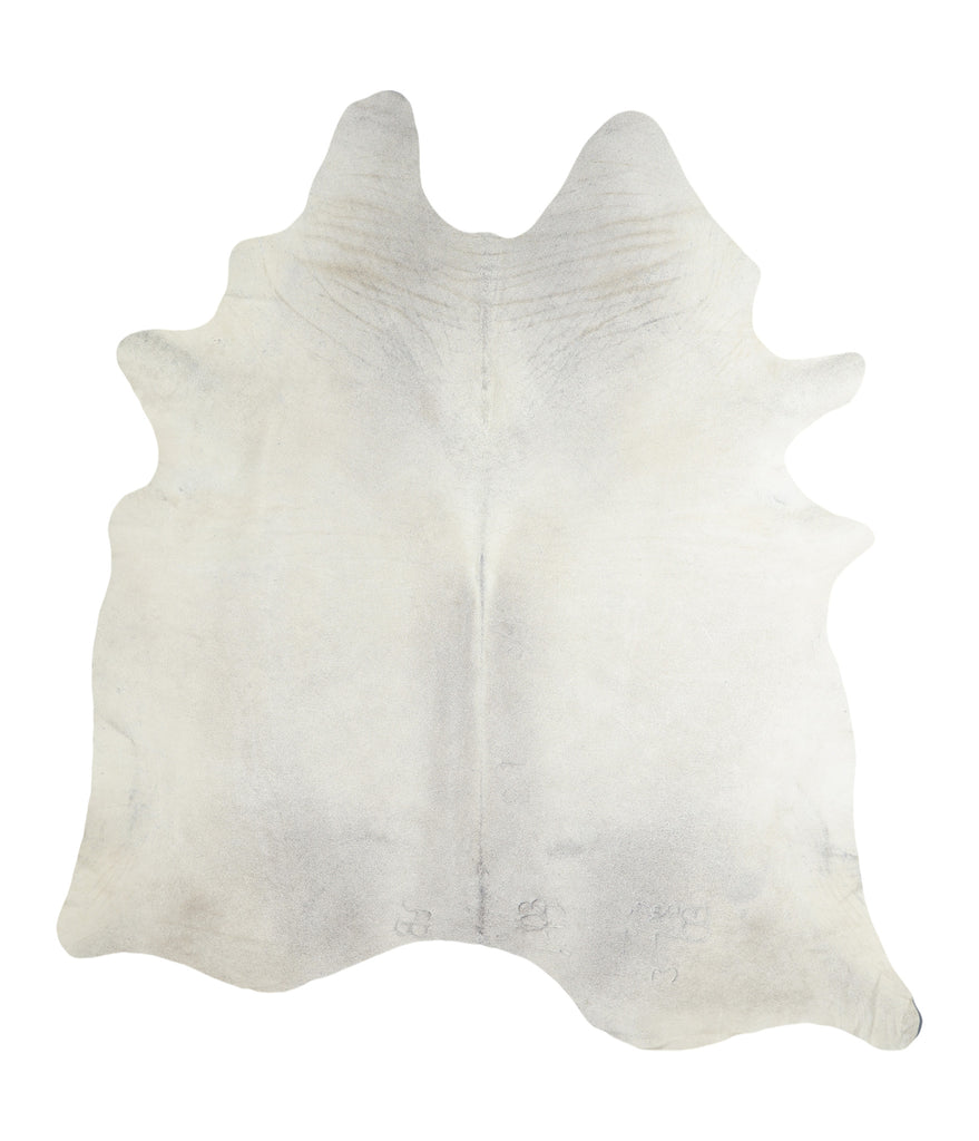 Light Grey XX-Large Brazilian Cowhide Rug 7'8"H x 6'10"W #A16421 by Hudson Hides