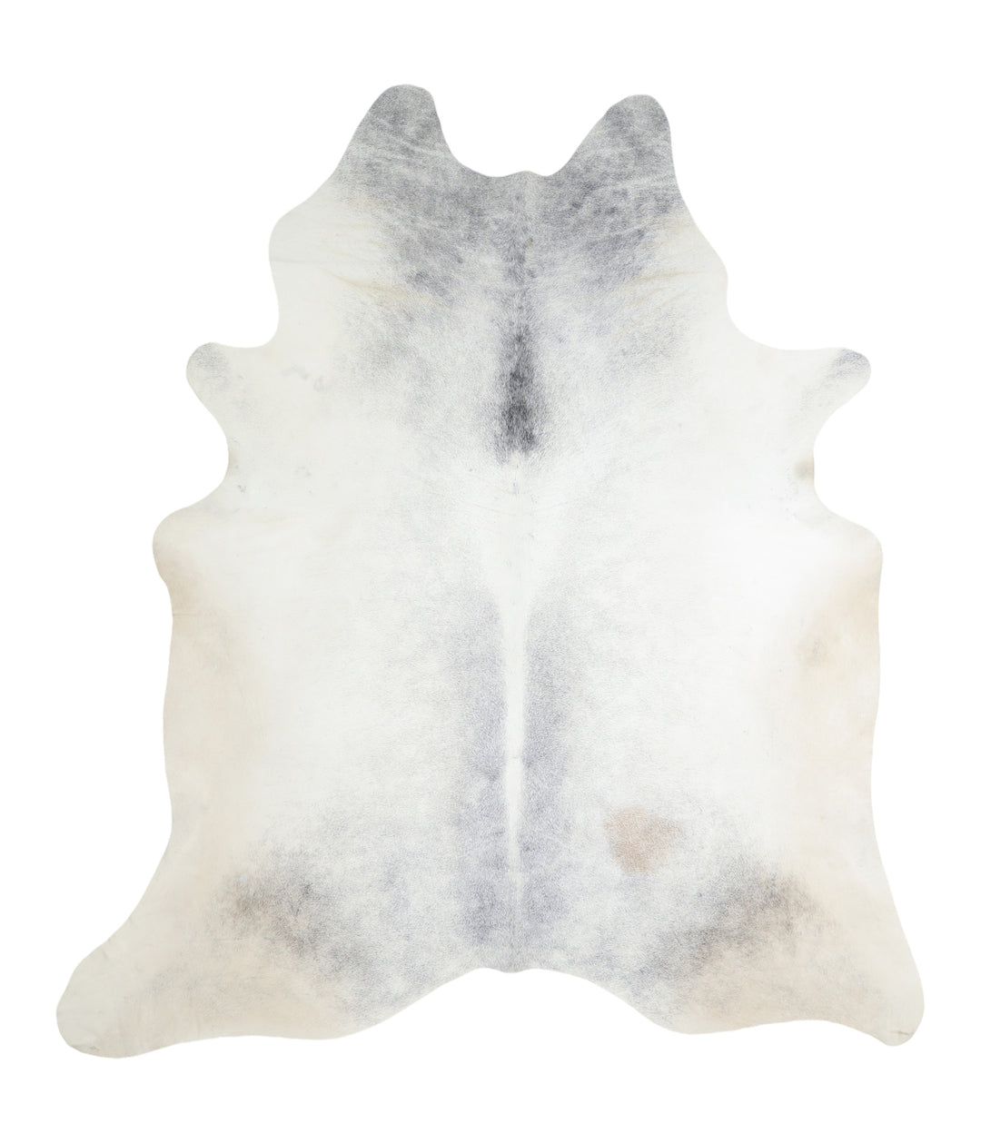 Medium Grey X-Large Brazilian Cowhide Rug 7'4"H x 6'5"W #A16466 by Hud