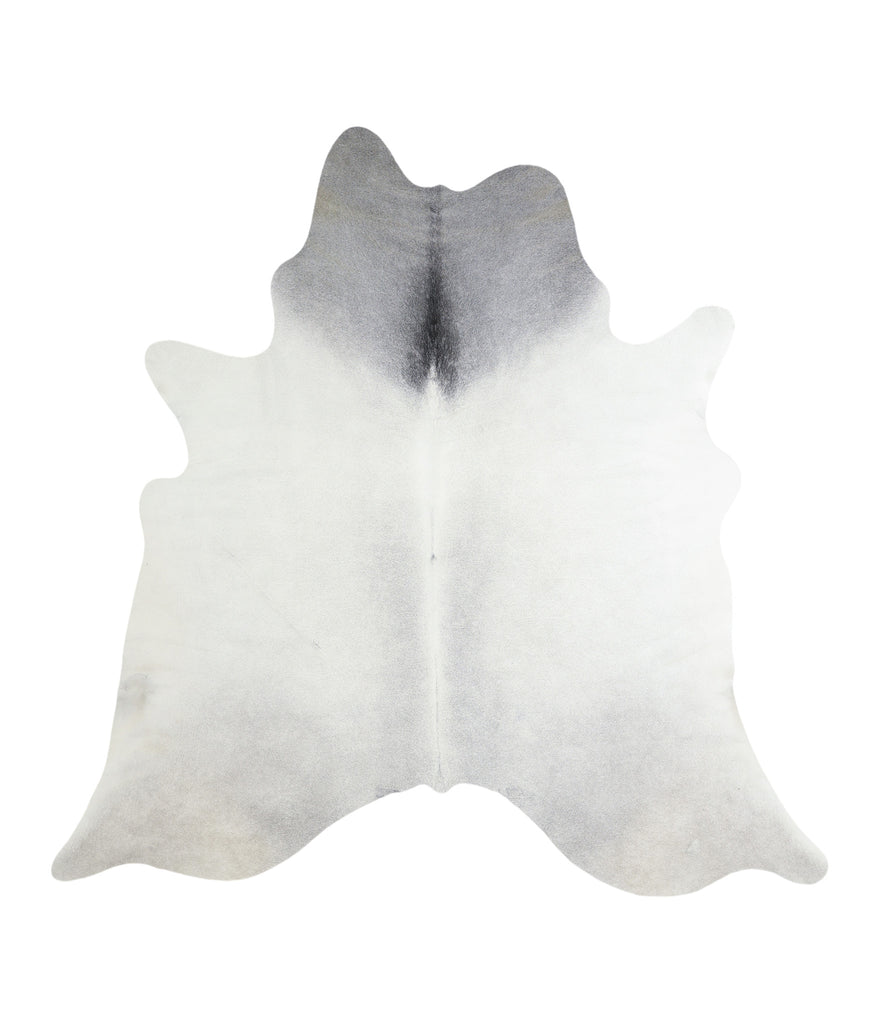 Medium Grey X-Large Brazilian Cowhide Rug 6'5"H x 6'4"W #A16555 by Hudson Hides