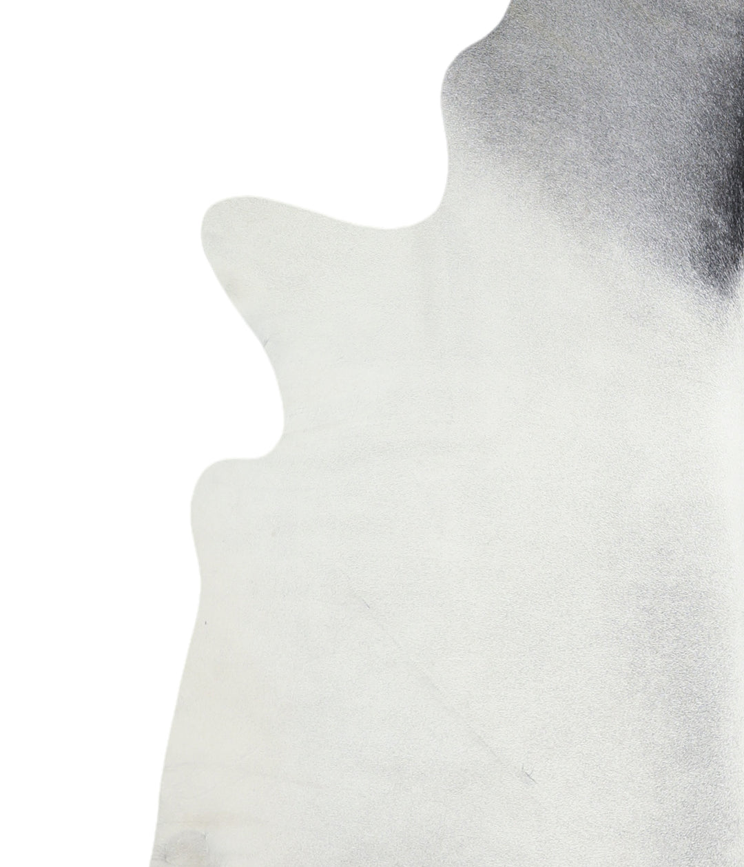 Medium Grey X-Large Brazilian Cowhide Rug 6'5"H x 6'4"W #A16555 by Hud