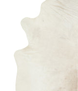 Ivory with Beige X-Large Brazilian Cowhide Rug 7'8"H x 6'4"W #A16690 by Hudson Hides