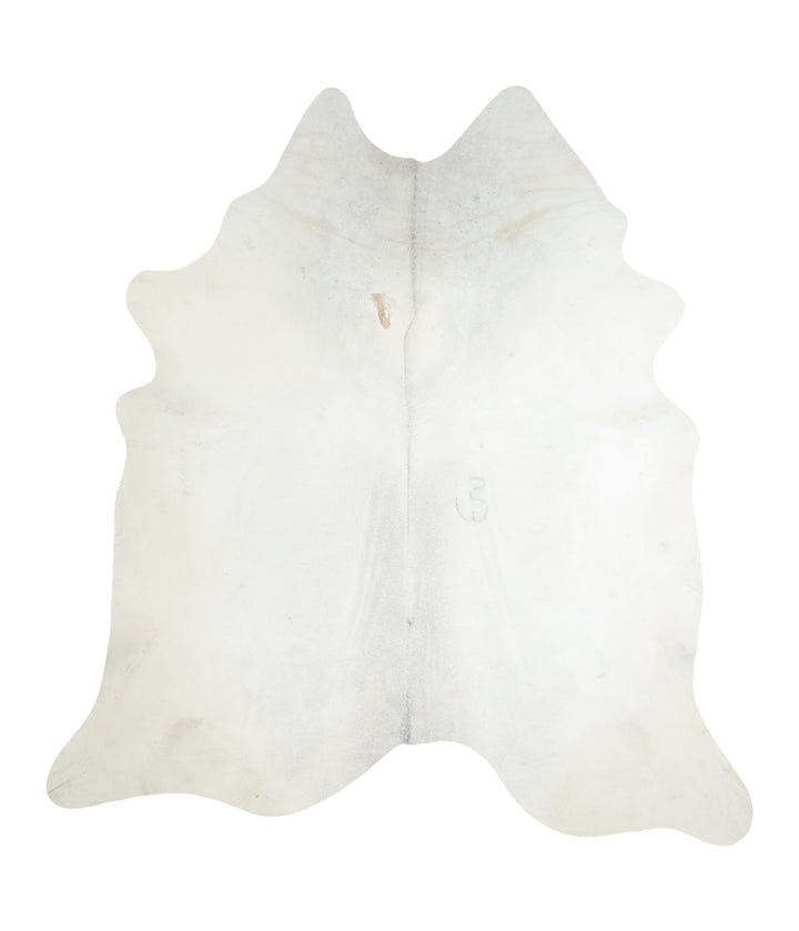Light Grey XX-Large Brazilian Cowhide Rug 8'4"H x 7'8"W #A16720 by Hudson Hides