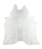 Light Grey X-Large Brazilian Cowhide Rug 7'1