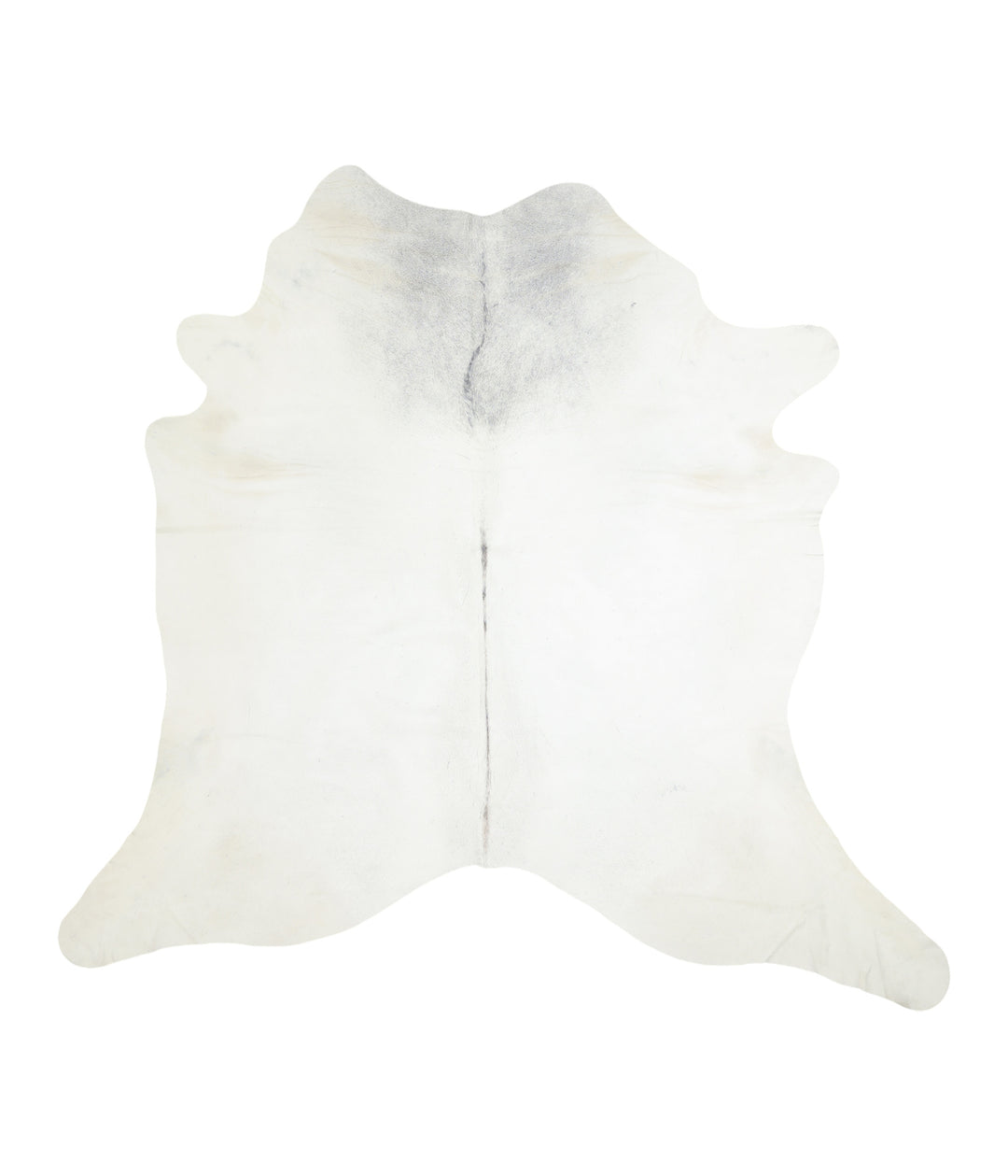 Light Grey XX-Large Brazilian Cowhide Rug 7'3"H x 7'7"W #A16941 by Hud