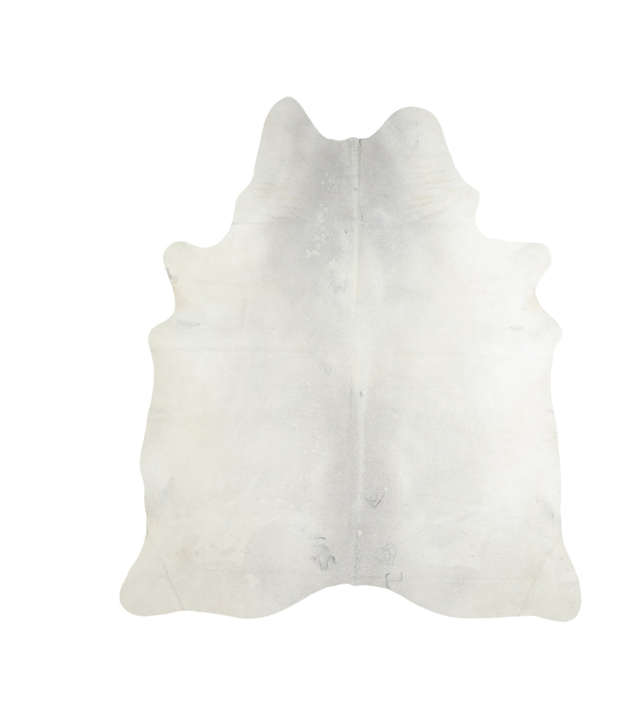 Light Grey X-Large Brazilian Cowhide Rug 7'6"H x 6'6"W #A16963 by Hudson Hides