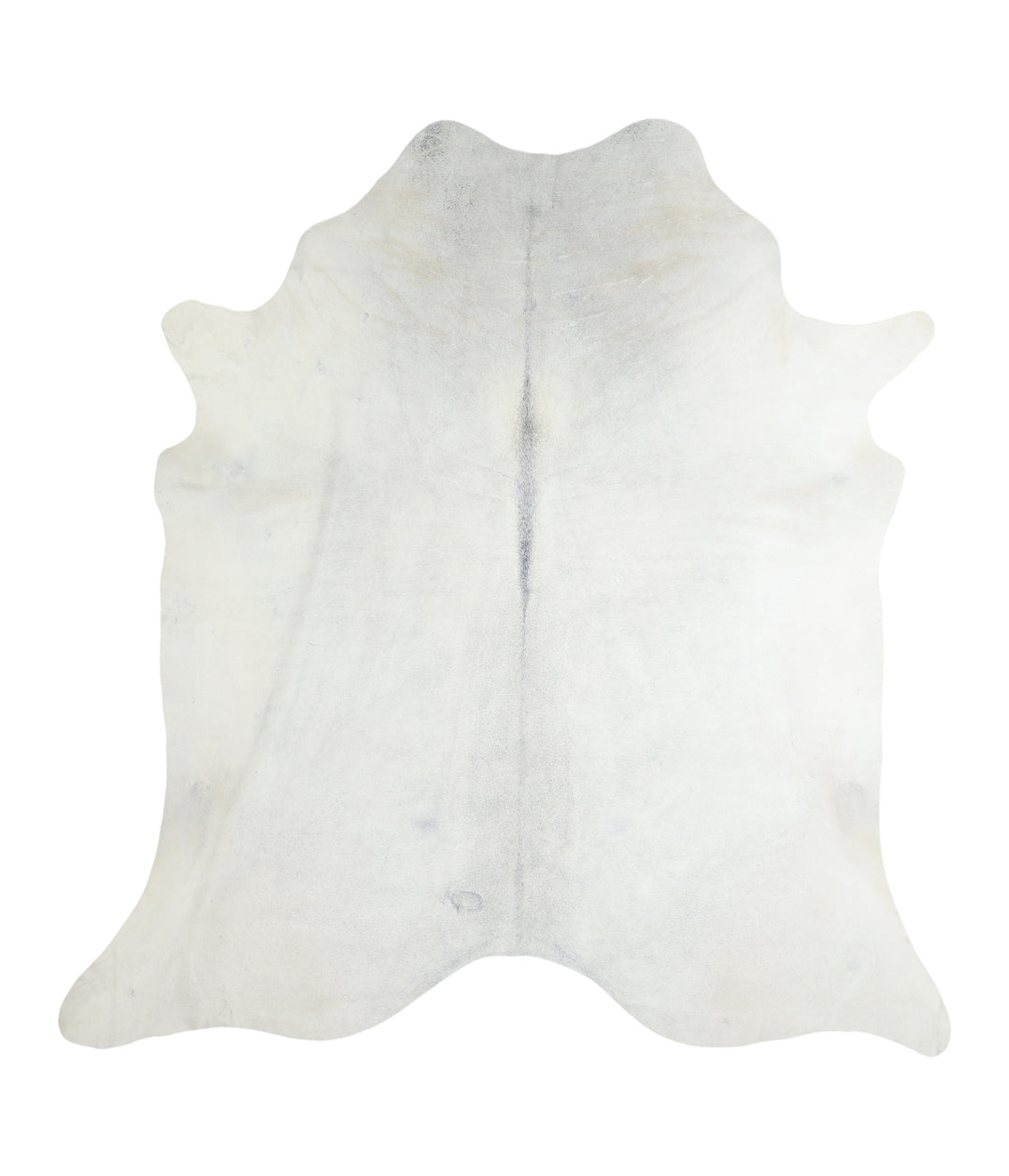 Light Grey X-Large Brazilian Cowhide Rug 7'1"H x 6'8"W #A16991 by Huds