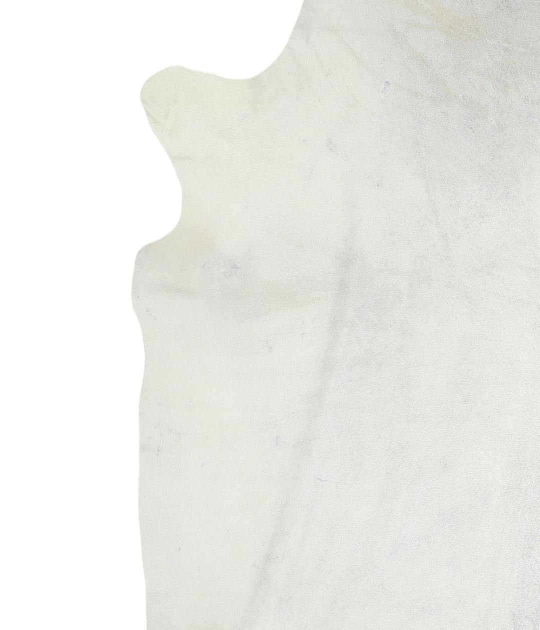 Light Grey X-Large Brazilian Cowhide Rug 7'1"H x 6'8"W #A16991 by Huds